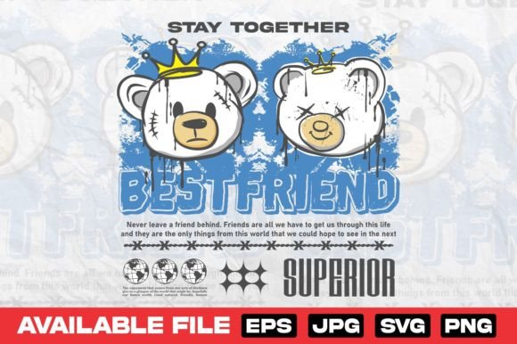 Best Friend Bear Doll Vintage Design: A Streetwear Essential