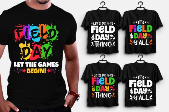 Celebrate Every Win: Field Day T-Shirt Design Bundle