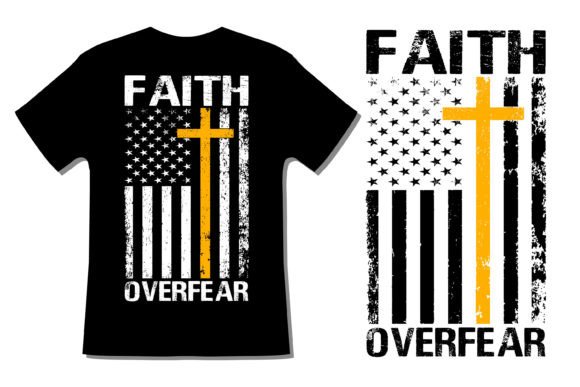 Faith Cross USA Flag Christian Design: A Powerful Visual Asset