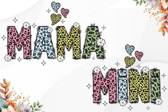 Mama Mini Leopard Design Bundle: A Roaring Mother's Day Treat