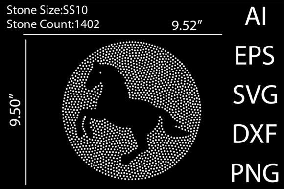Sparkle and Style: Using Horse Rhinestone Templates in Modern Design
