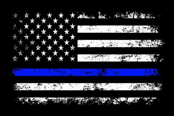 Thin Blue Line Vintage USA Flag: A Designer's Deep Dive