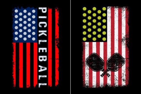 USA Flag Pickleball Design: A Patriotic Style for Your Projects